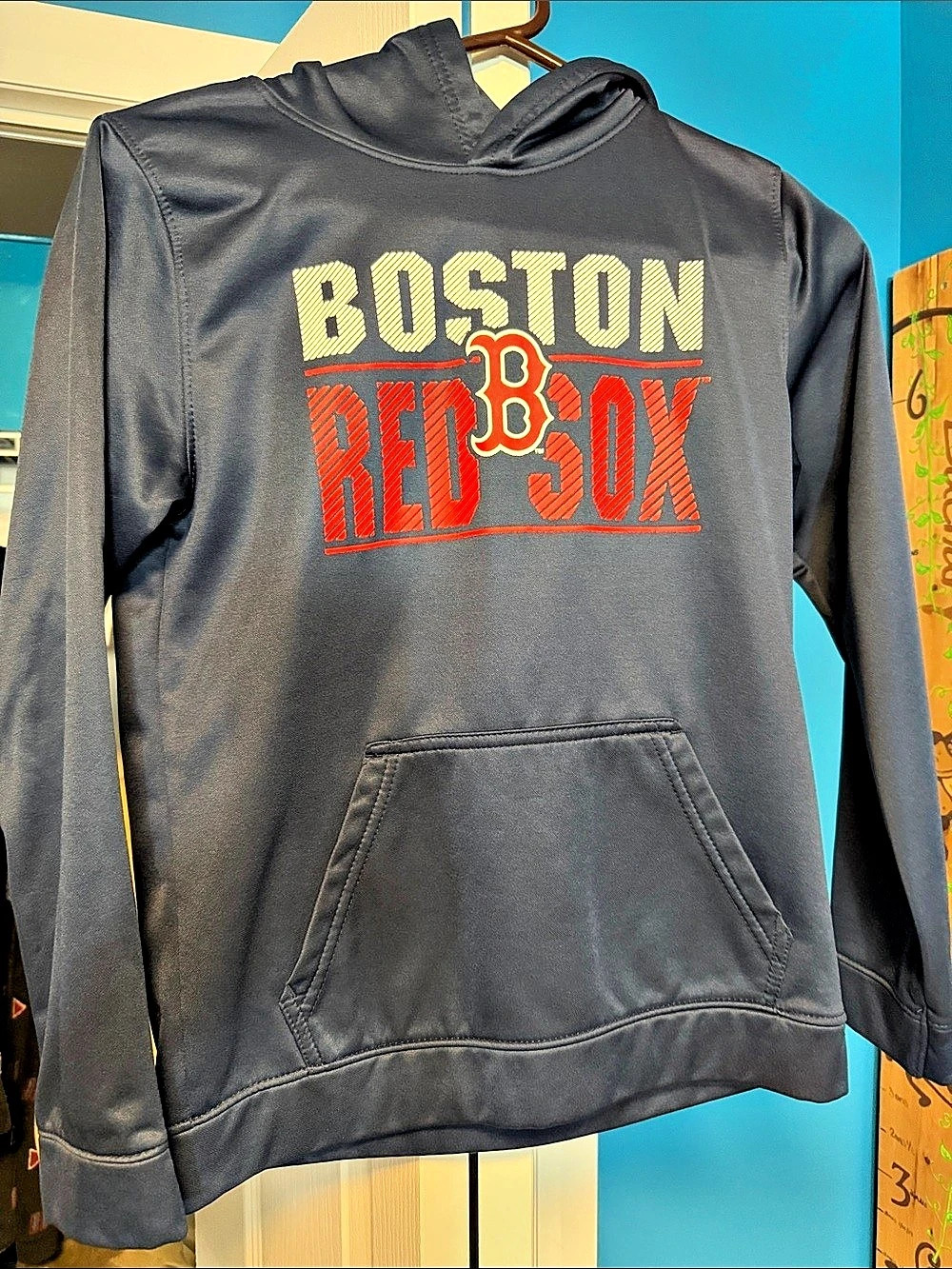 Genuine Merchandise Boston Red Sox Pullover Hoodie Black & Red